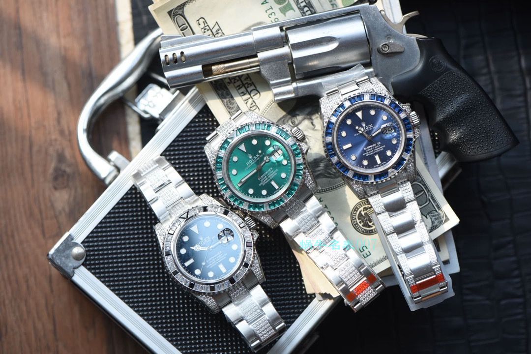   LF厂劳力士  LF帝皇定制版镶钻绿水鬼❗绿钻水鬼 / R363