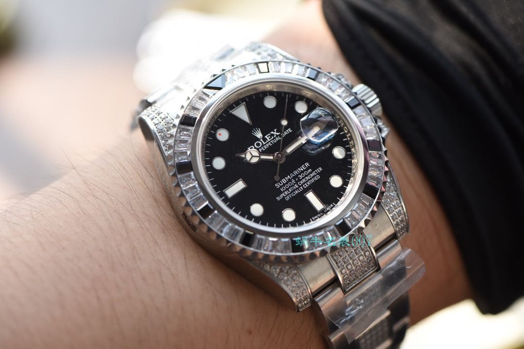   LF厂劳力士  LF帝皇定制版镶钻绿水鬼❗绿钻水鬼 / R363