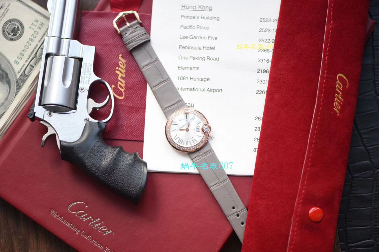   台湾厂白气球女表  卡地亚BALLON BLANC DE CARTIER系列WJBL0008腕表 / K229