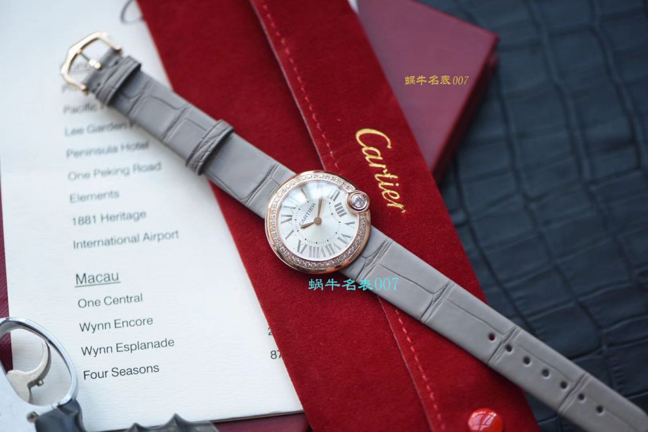   台湾厂白气球女表  卡地亚BALLON BLANC DE CARTIER系列WJBL0008腕表 / K229