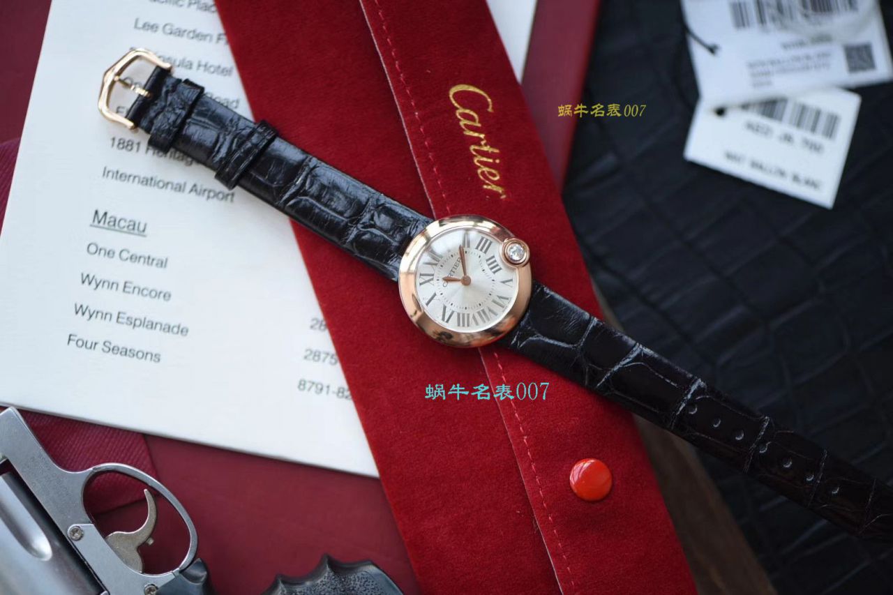   台湾厂白气球女表  卡地亚BALLON BLANC DE CARTIER系列WJBL0008腕表 / K229