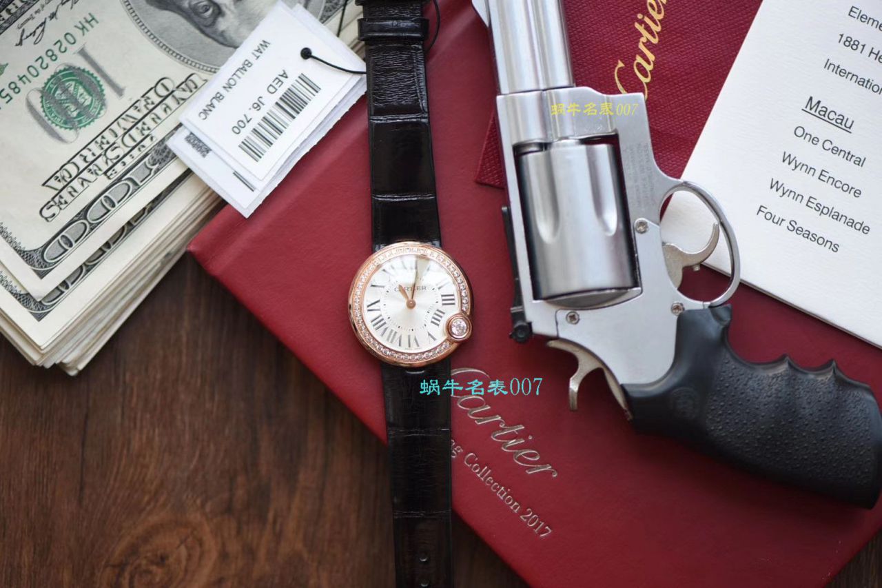   台湾厂白气球女表  卡地亚BALLON BLANC DE CARTIER系列WJBL0008腕表 / K229