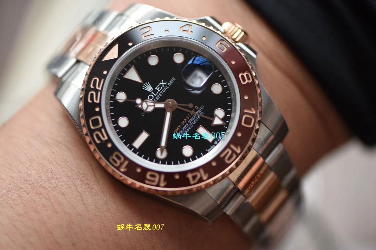   DJ厂Rolex  劳力士格林尼治型IIGMT系列m126711chnr-0002腕表 / R379