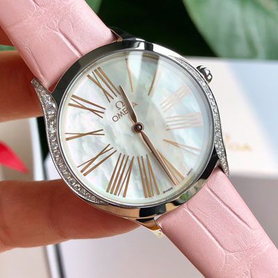   渠道原单欧米茄女表  欧米茄碟飞系列428.18.36.60.05.002腕表