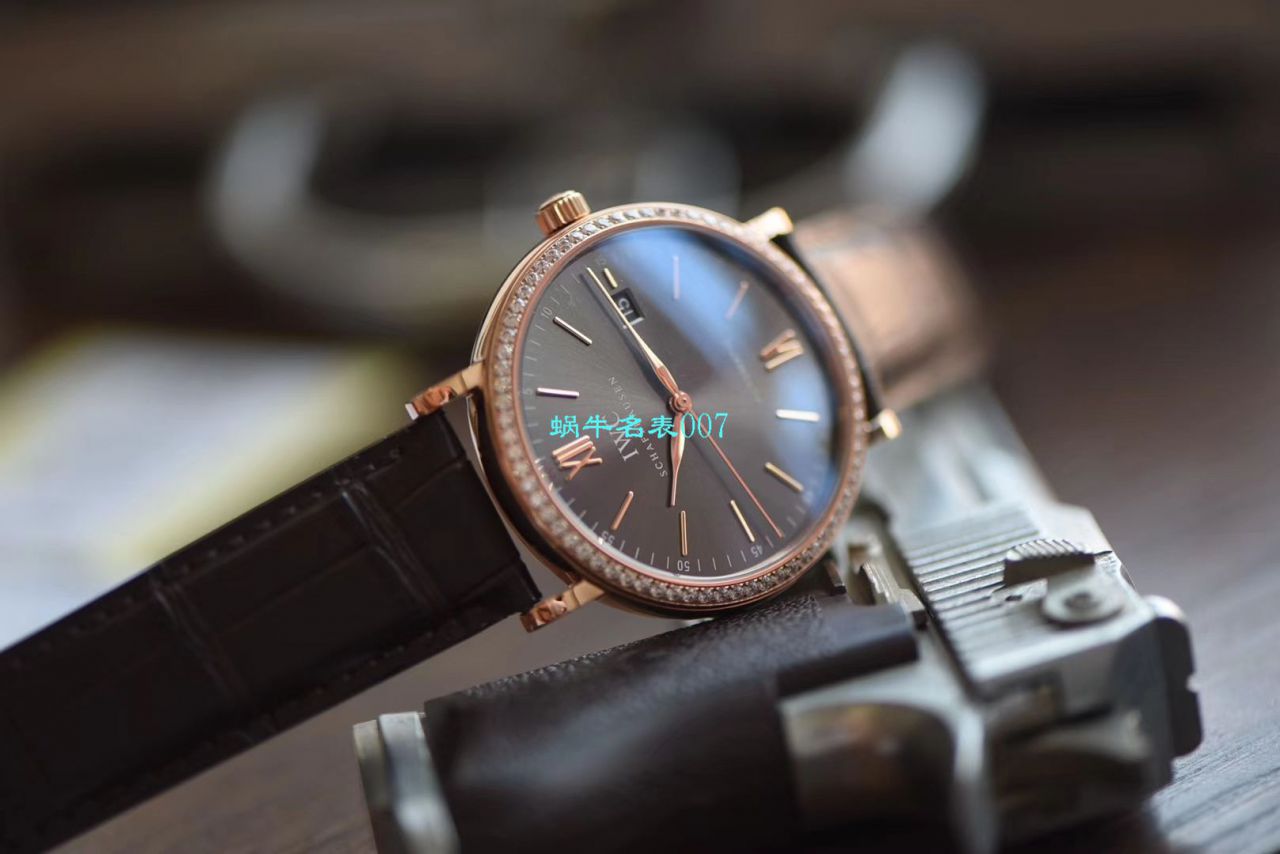 视频评测V7厂IWC表  万国表柏涛菲诺IW356516腕表 / WG396