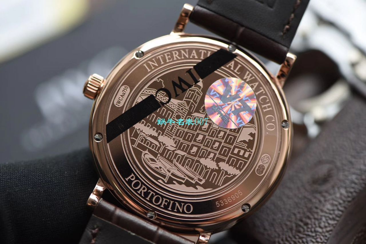 视频评测V7厂IWC表  万国表柏涛菲诺IW356516腕表 / WG396