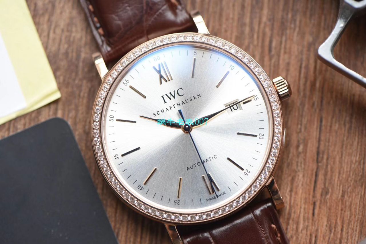 视频评测V7厂IWC表  万国表柏涛菲诺系列IW356515腕表 / WG393