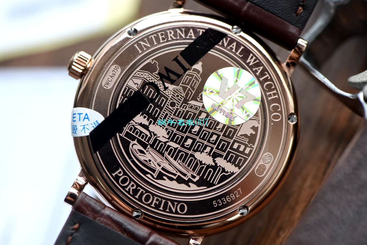 视频评测V7厂IWC表  万国表柏涛菲诺系列IW356515腕表 / WG393