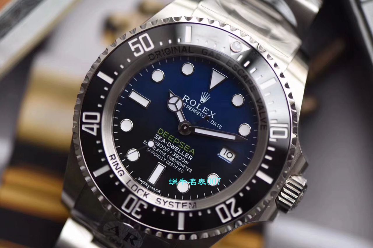   AR厂超级904L精钢渐变蓝鬼王手表  劳力士海使型116660-98210 蓝盘腕表 / R381