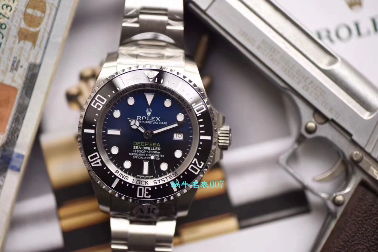   AR厂超级904L精钢渐变蓝鬼王手表  劳力士海使型116660-98210 蓝盘腕表 / R381