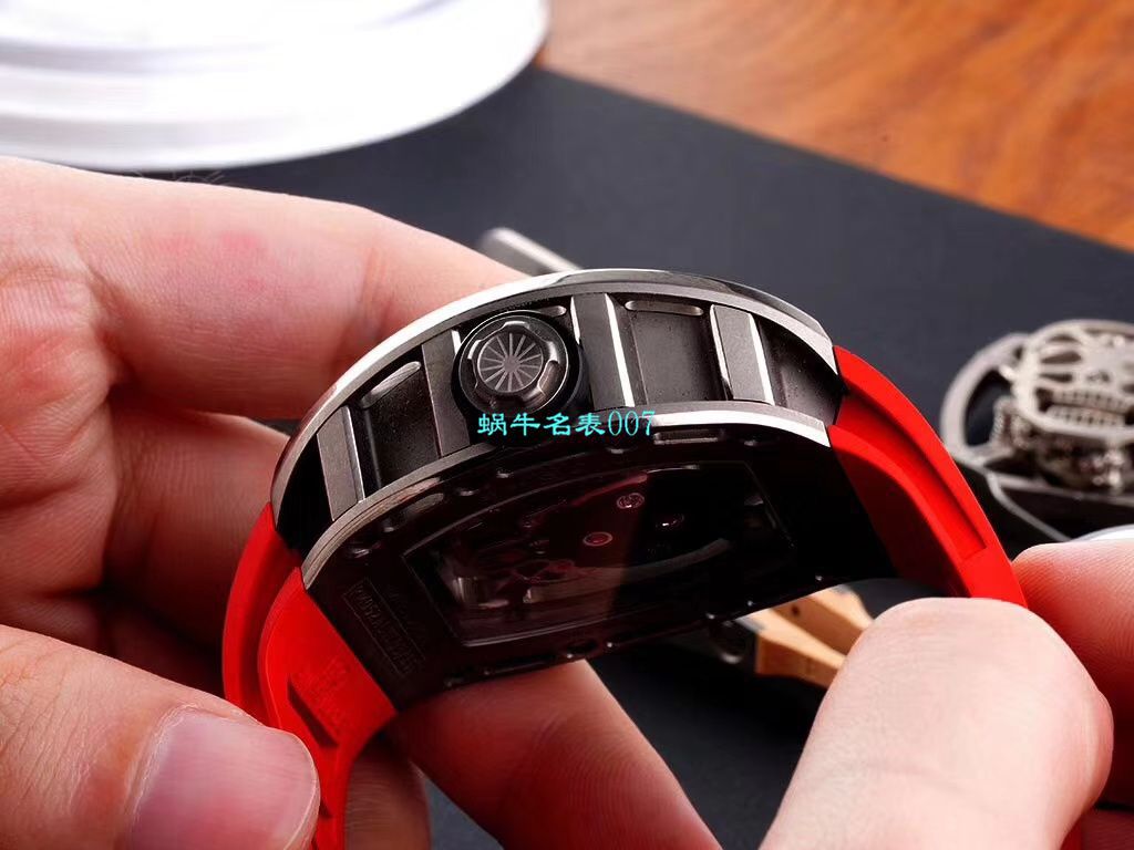 视频评测EUR厂理查德米勒  Richard Mille至尊骷髅头鬼王RM052凤凰红配面 / RM052hong