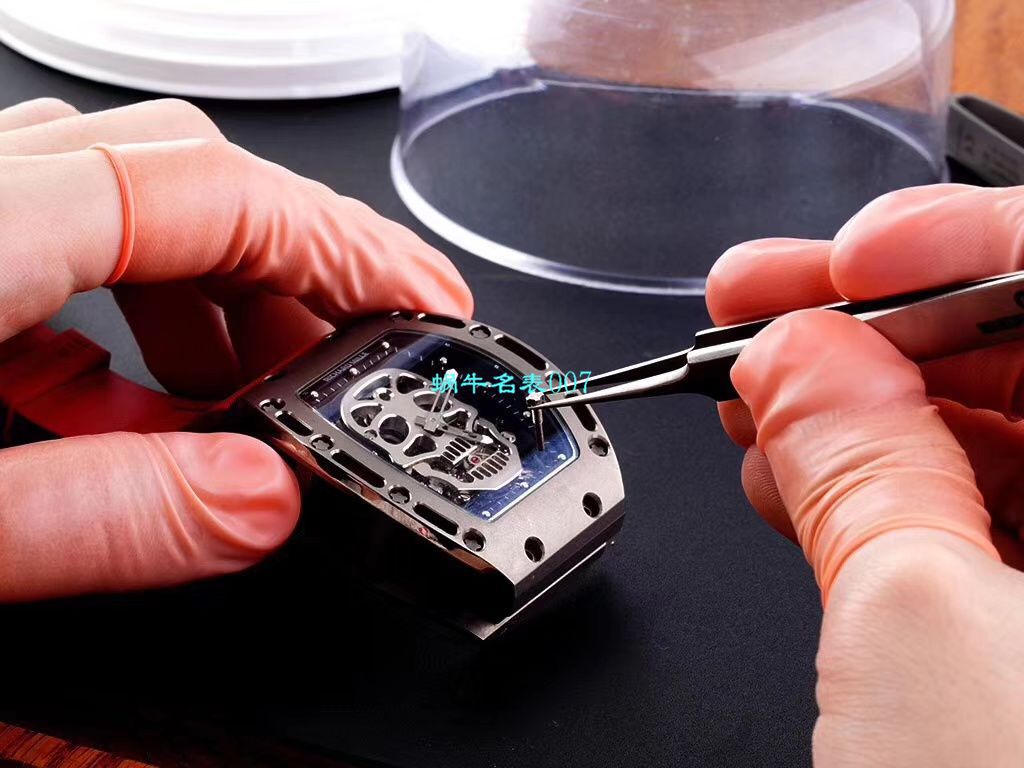 视频评测EUR厂理查德米勒  Richard Mille至尊骷髅头鬼王RM052凤凰红配面 / RM052hong