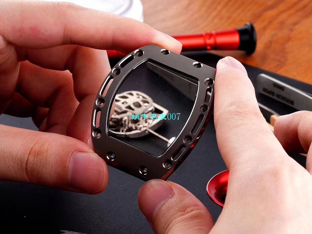 视频评测EUR厂理查德米勒  Richard Mille至尊骷髅头鬼王RM052凤凰红配面 / RM052hong