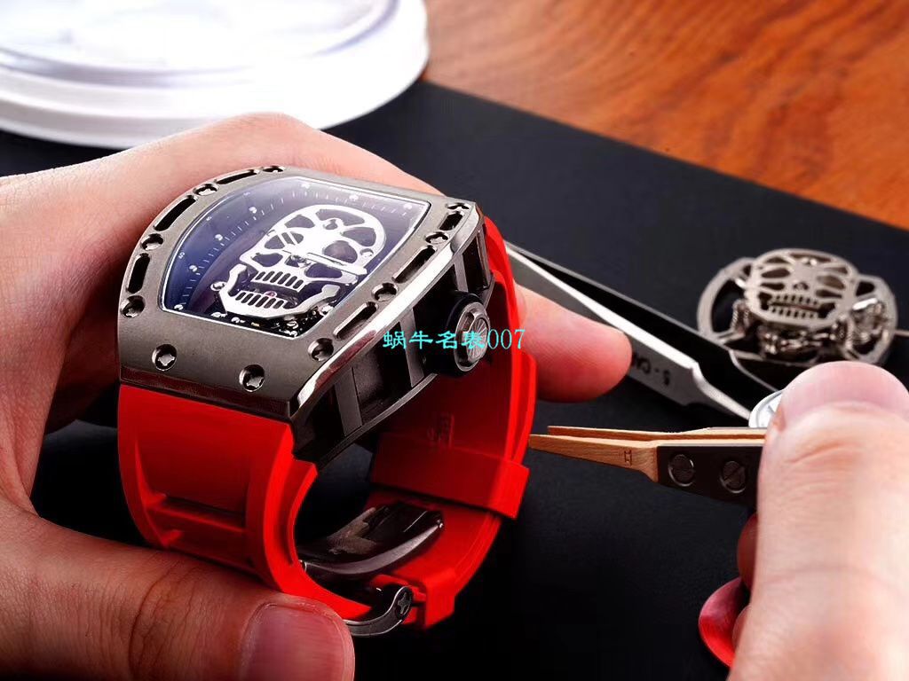 视频评测EUR厂Richard Mille仿表价格  俄罗斯紫金版理查德米勒至尊鬼王RM052 / RM052jin