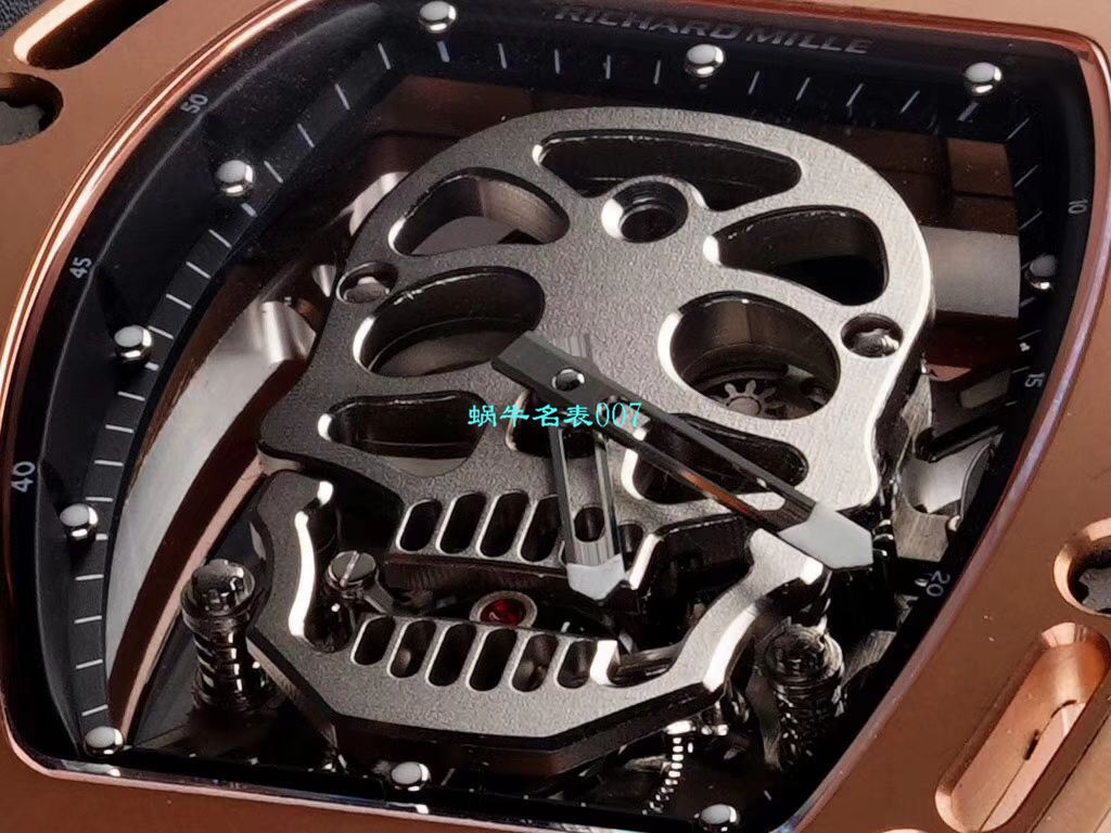 视频评测EUR厂Richard Mille仿表价格  俄罗斯紫金版理查德米勒至尊鬼王RM052 / RM052jin