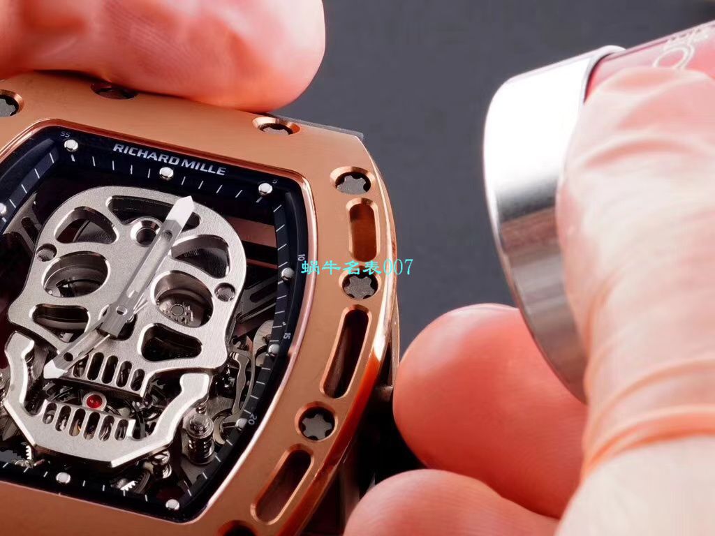 视频评测EUR厂Richard Mille仿表价格  俄罗斯紫金版理查德米勒至尊鬼王RM052 / RM052jin