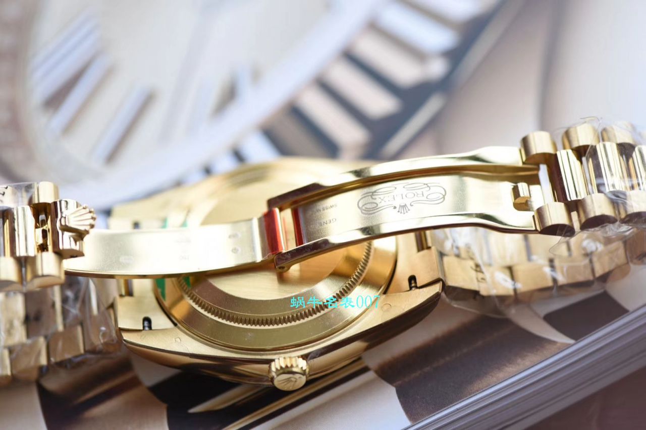   EW厂Rolex表  劳力士星期日历型系列218238-83218 香槟面表盘腕表 / R382