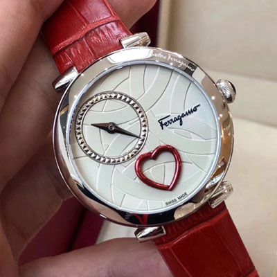   渠道原单迪丽热巴同款系列   菲拉格慕Ferragamo-Cuore Ferragamo系列-FE298 0016石英女表