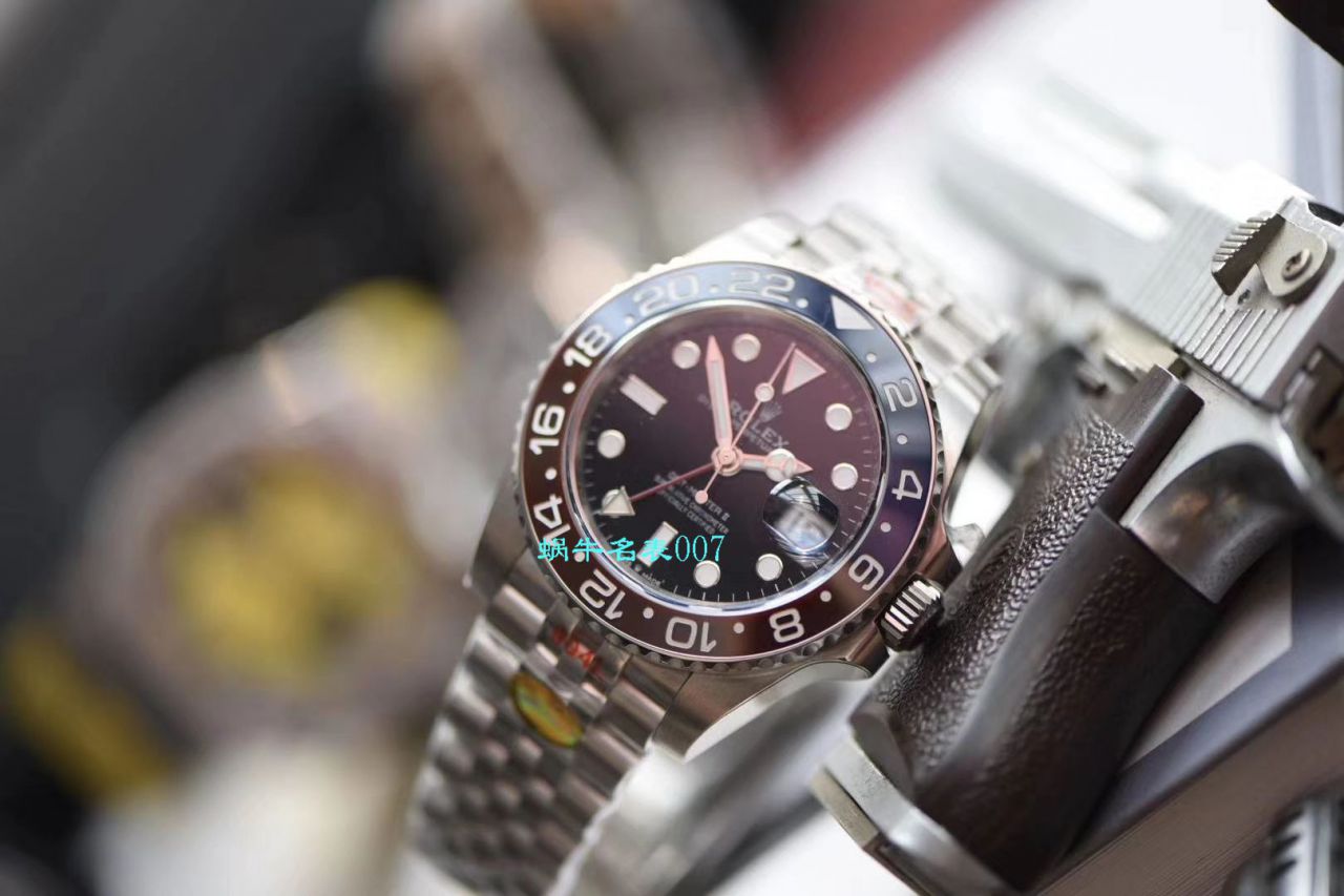 视频评测N厂红蓝圈仿表  劳力士格林尼治型II系列126710BLRO-0001腕表 / R387