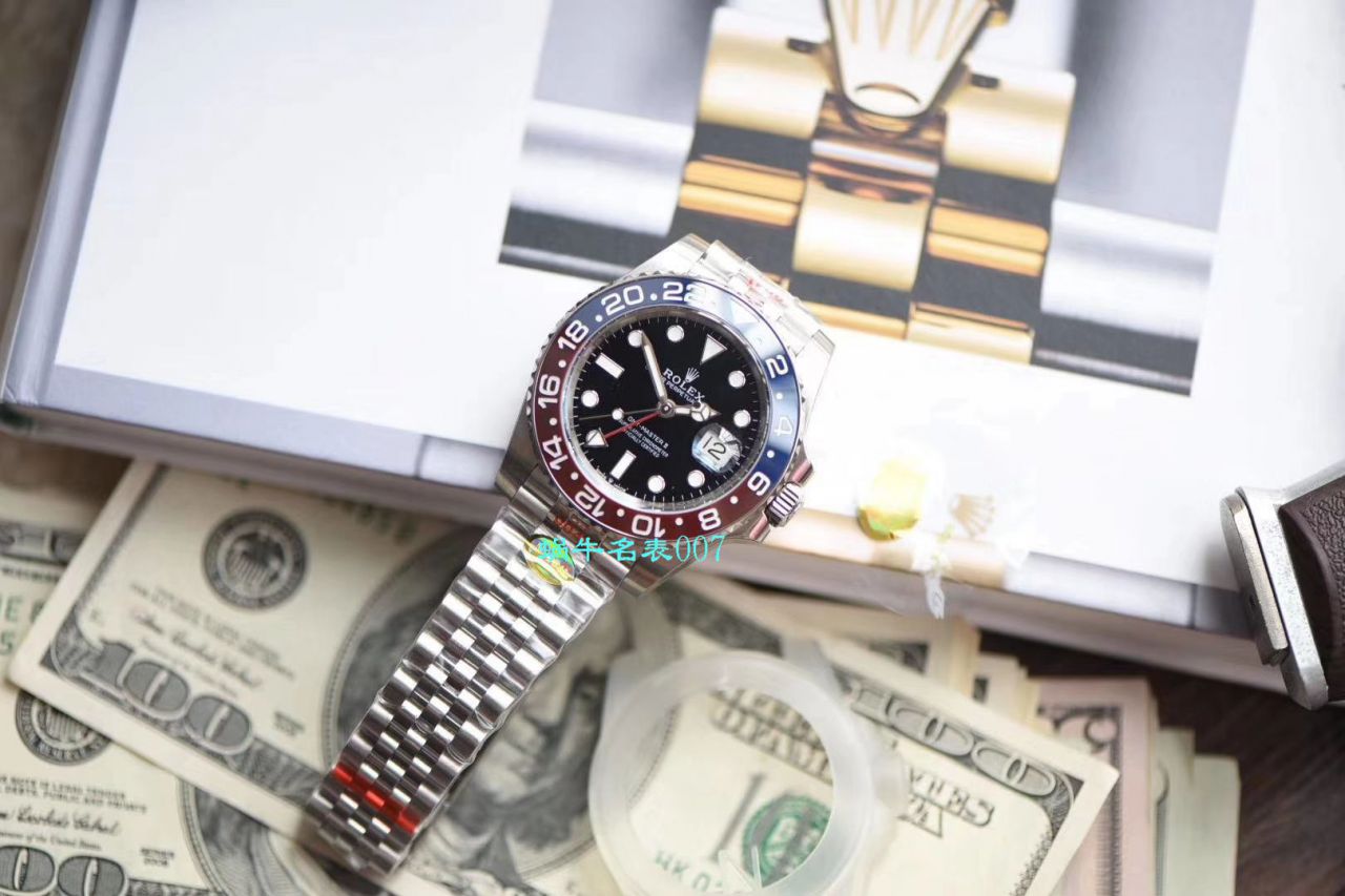 视频评测N厂红蓝圈仿表  劳力士格林尼治型II系列126710BLRO-0001腕表 / R387