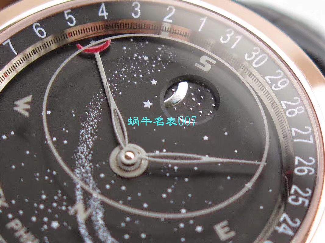   台湾厂PATEK PHILIPPE表  百达翡丽超级复杂功能计时系列6104R-001腕表 / BD232