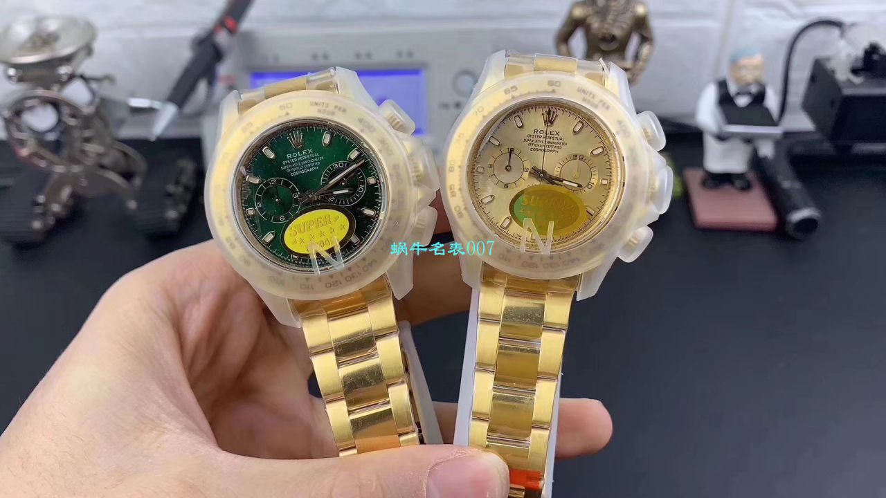   N厂表独家真正4130机芯  劳力士宇宙计型迪通拿116508金盘腕表 / R389