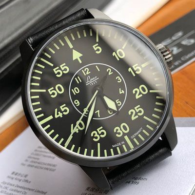   渠道LACO原单  朗坤飞行员系列861760N腕表