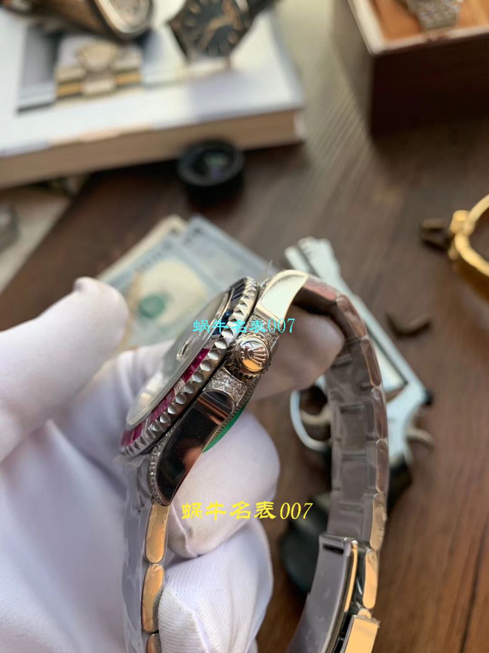   LF厂Rolex  劳力士格林尼治型II系列镶钻116758 SAru-78208,116759 SAru-78209腕表 / R389