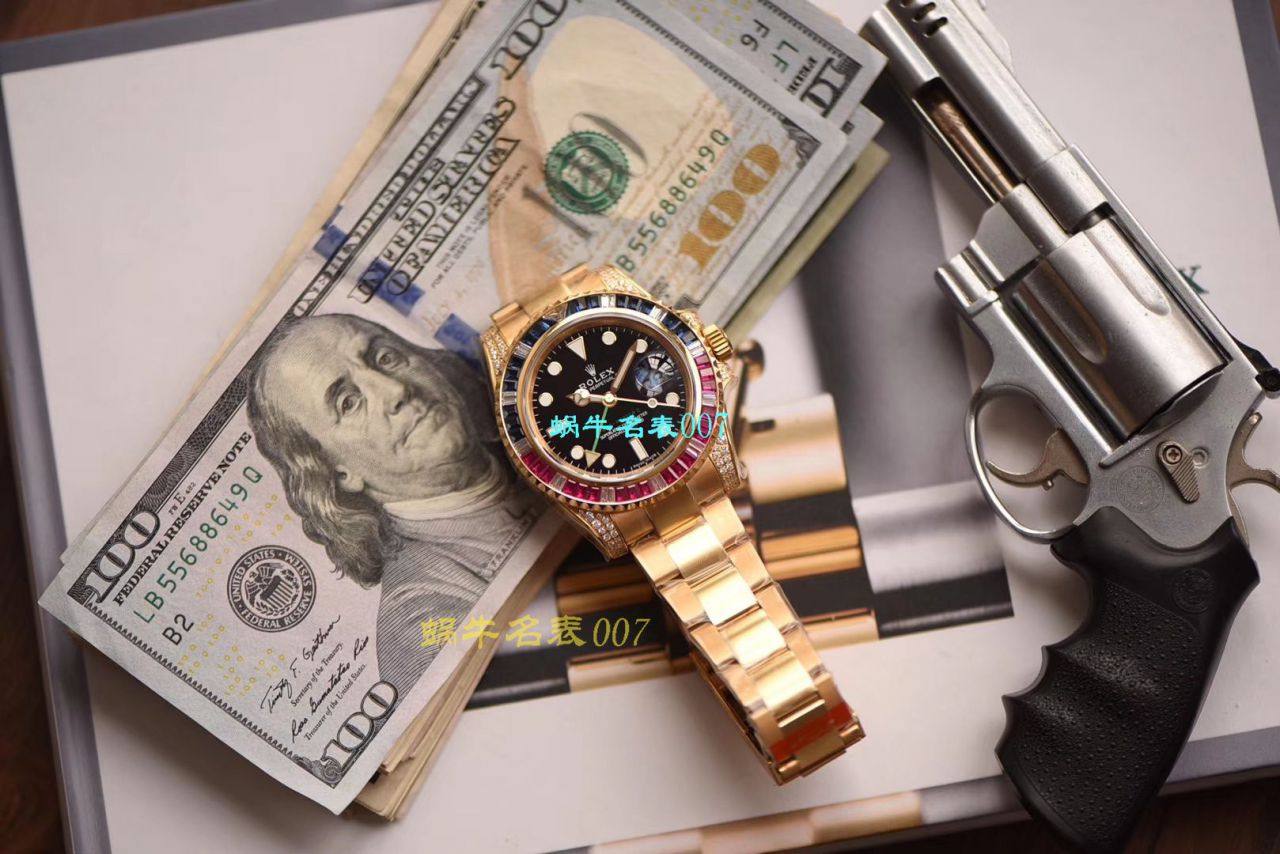   LF厂Rolex  劳力士格林尼治型II系列镶钻116758 SAru-78208,116759 SAru-78209腕表 / R389