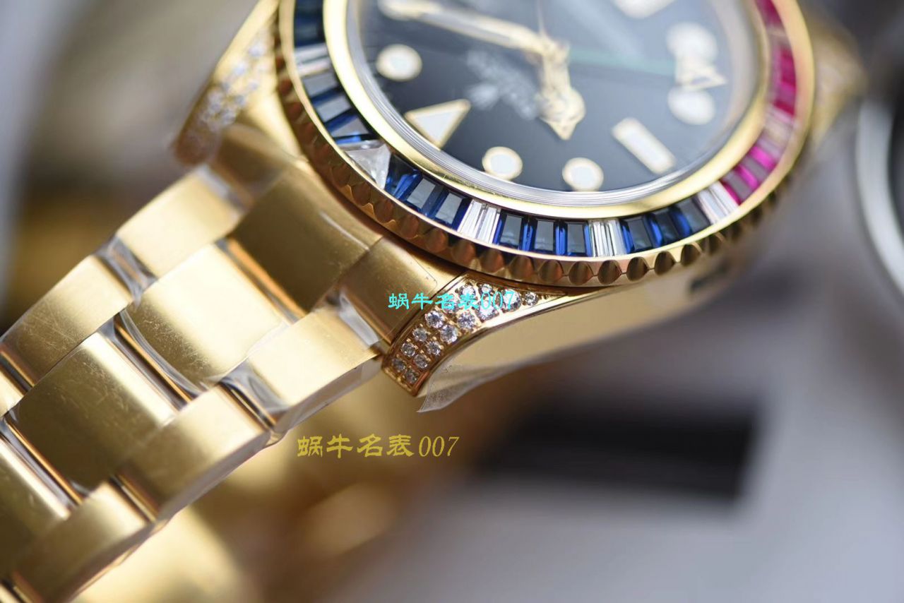   LF厂Rolex  劳力士格林尼治型II系列镶钻116758 SAru-78208,116759 SAru-78209腕表 / R389
