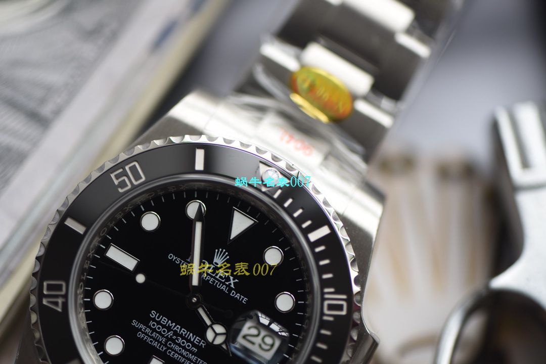 视频评测N厂V10版本Rolex黑水鬼表  劳力士潜航者型系列116610LN-97200黑盘腕表 / R391