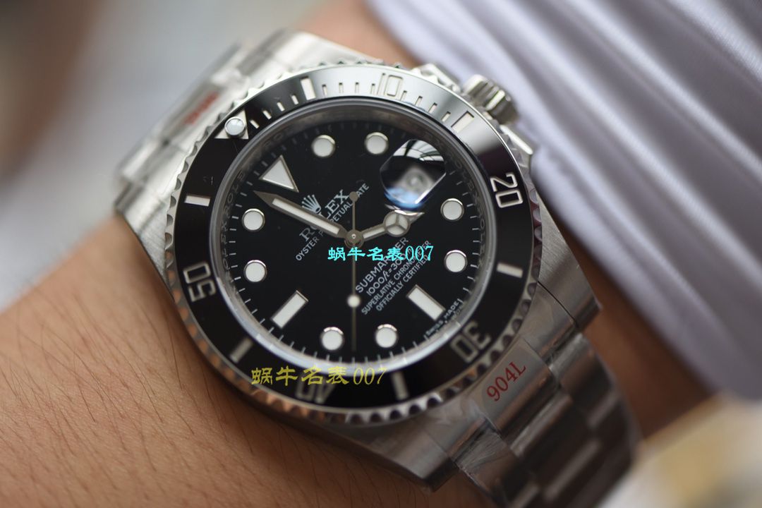 视频评测N厂V10版本Rolex黑水鬼表  劳力士潜航者型系列116610LN-97200黑盘腕表 / R391