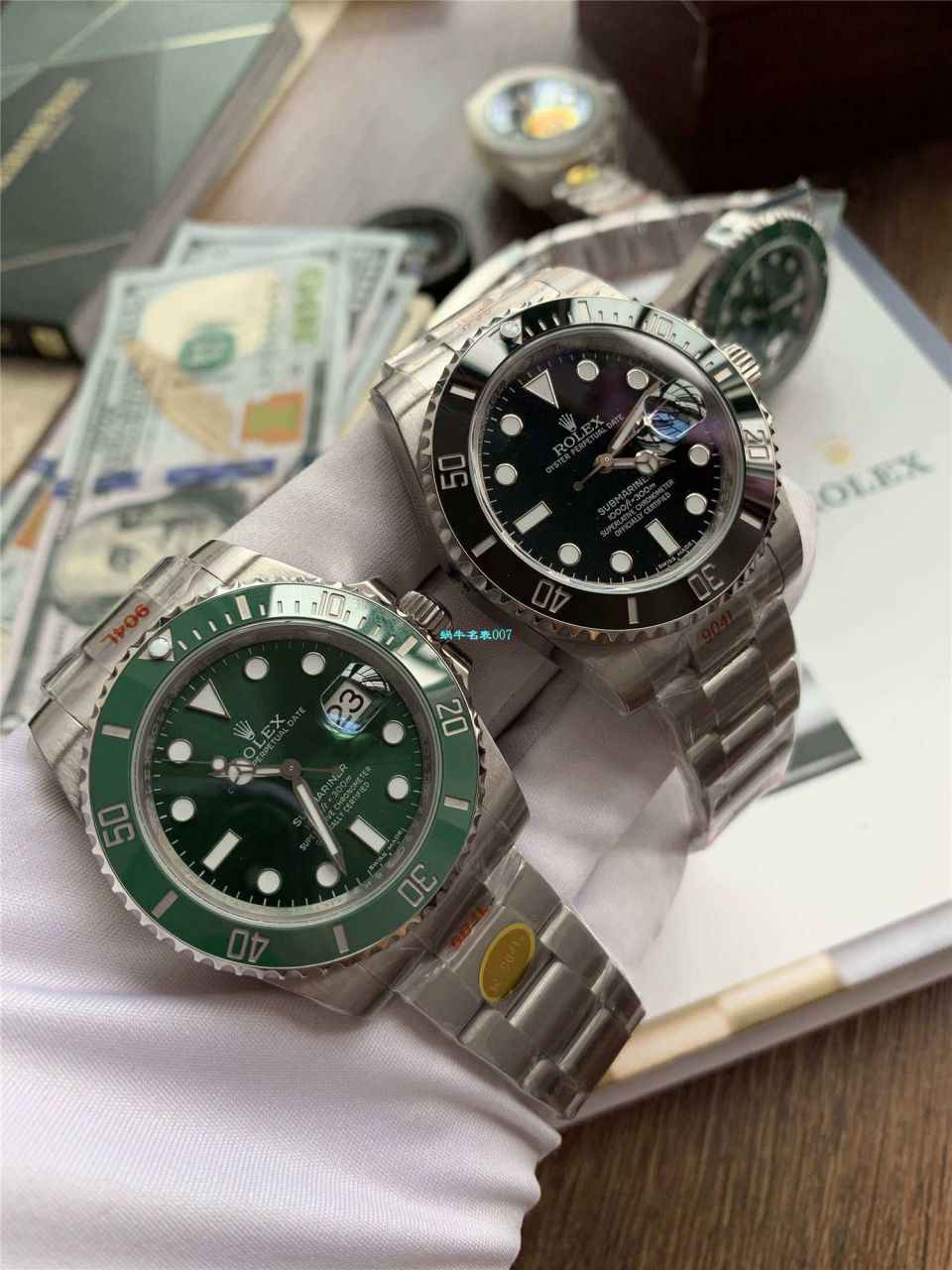 视频评测最完‎美​Rolex绿水鬼‎SUBN厂V10升​级版  劳力士潜航者型系列116610LV-97200绿盘腕表 / R392