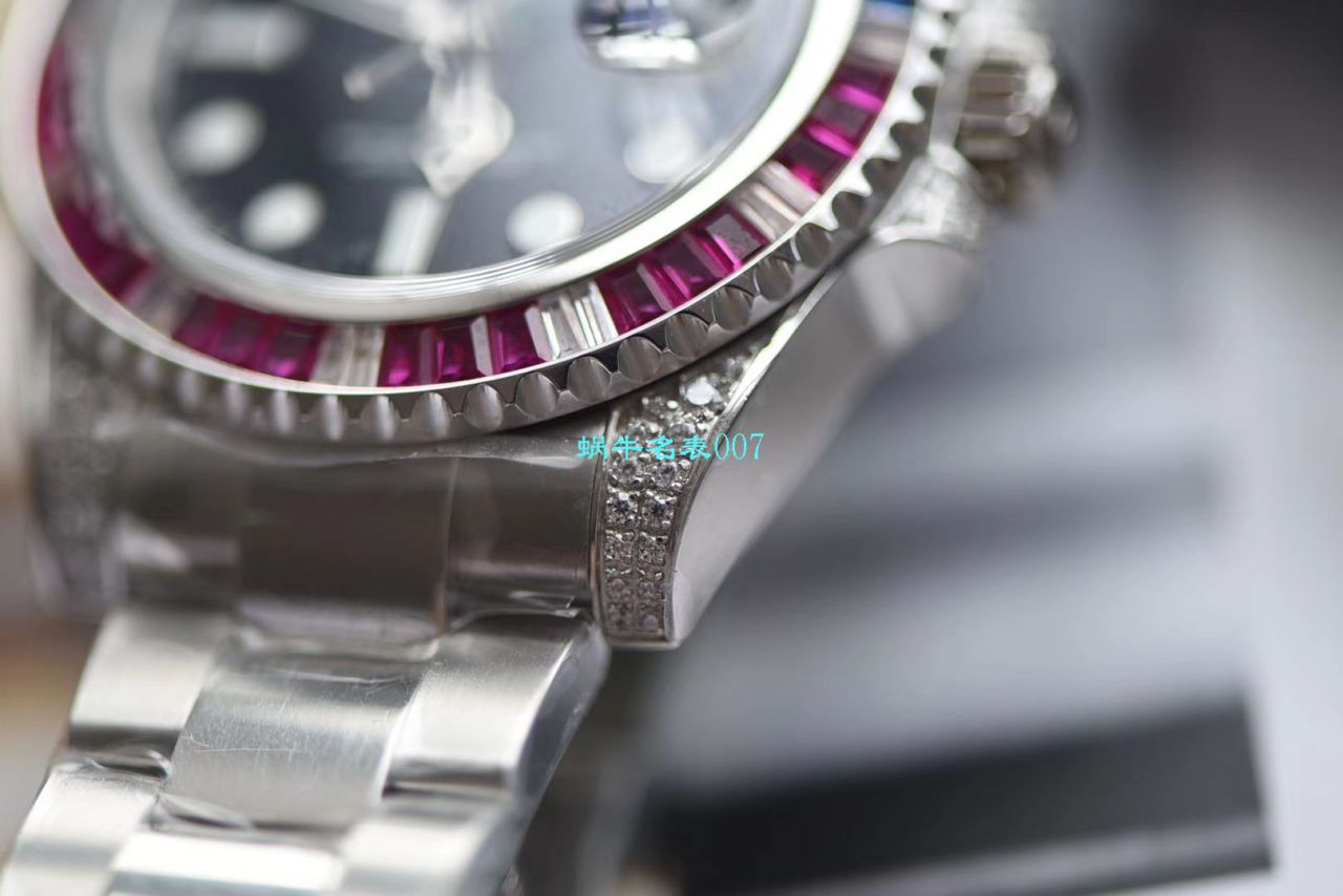   LF厂Rolex表土豪版彩虹钻  劳力士格林尼治型II系列116759 SAru-78209腕表 / R396