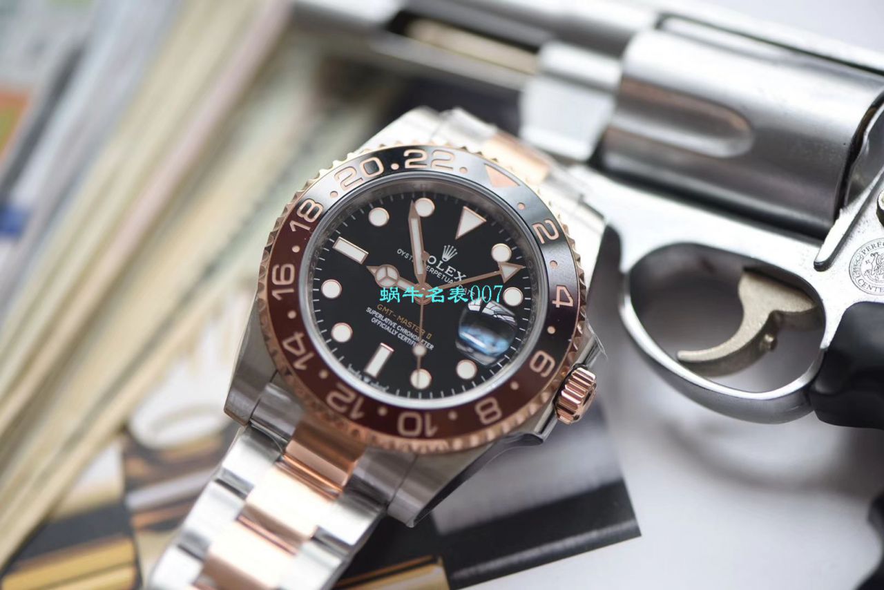   LF厂Rolex间金沙士圈表  劳力士格林尼治型II系列m126711chnr-0002腕表 / R396