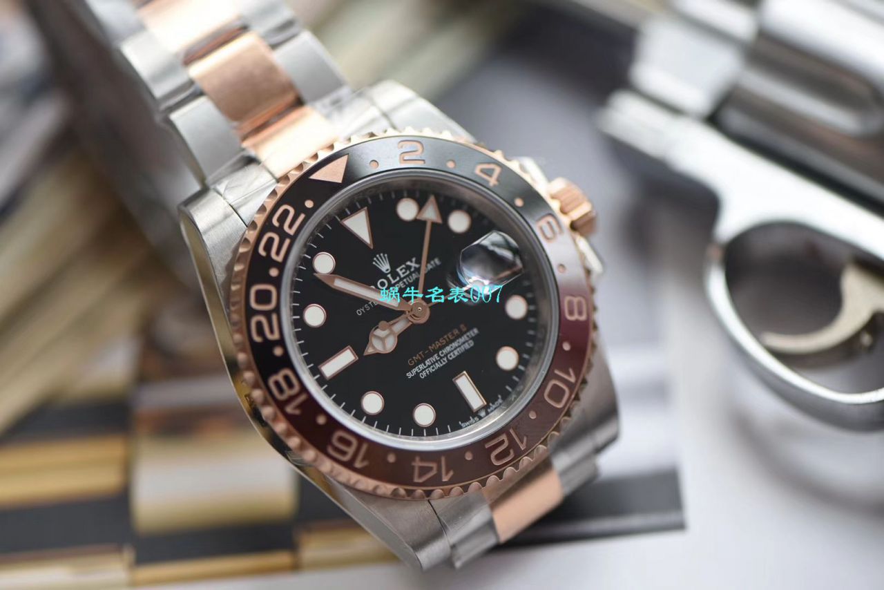   LF厂Rolex间金沙士圈表  劳力士格林尼治型II系列m126711chnr-0002腕表 / R396