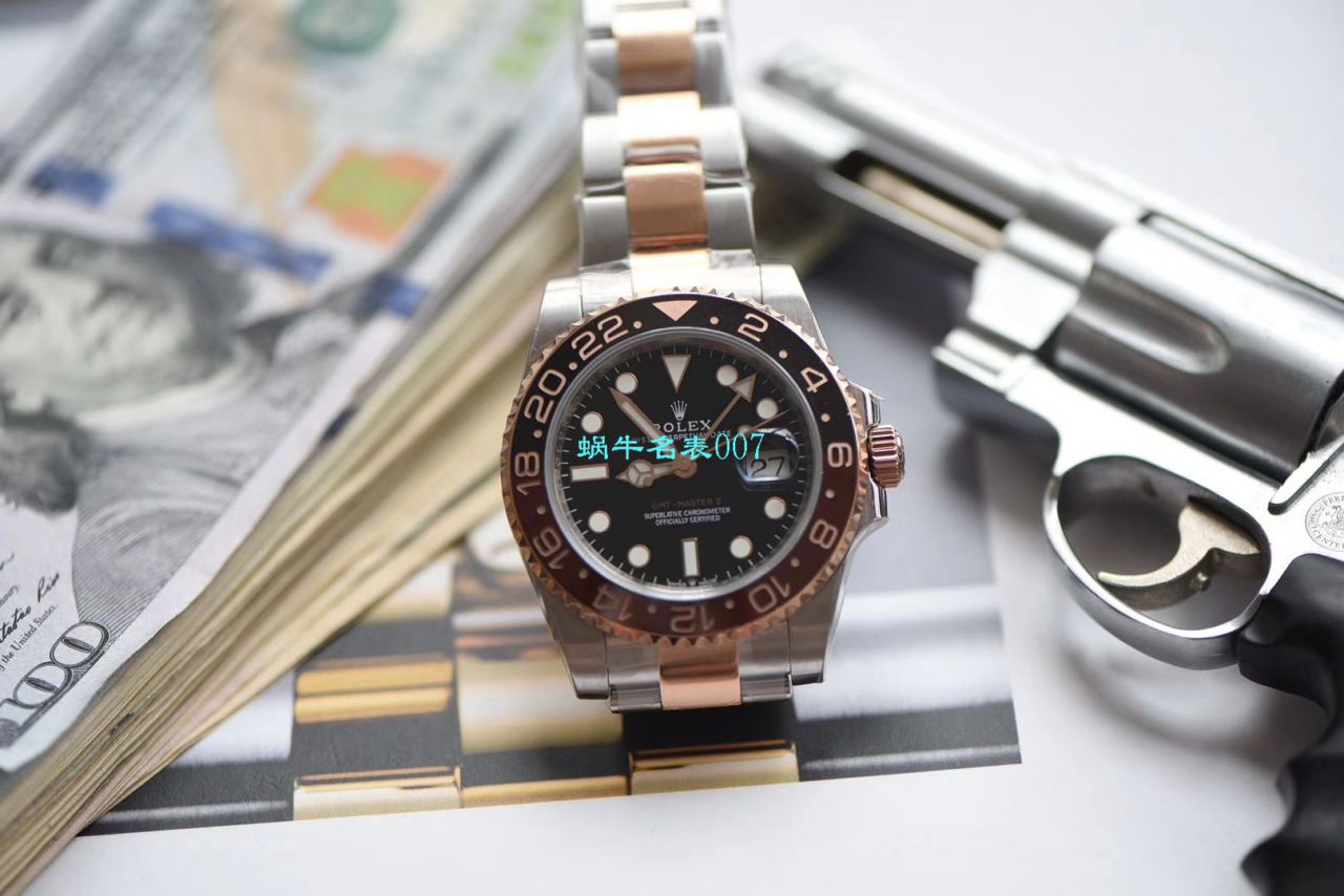   LF厂Rolex间金沙士圈表  劳力士格林尼治型II系列m126711chnr-0002腕表 / R396