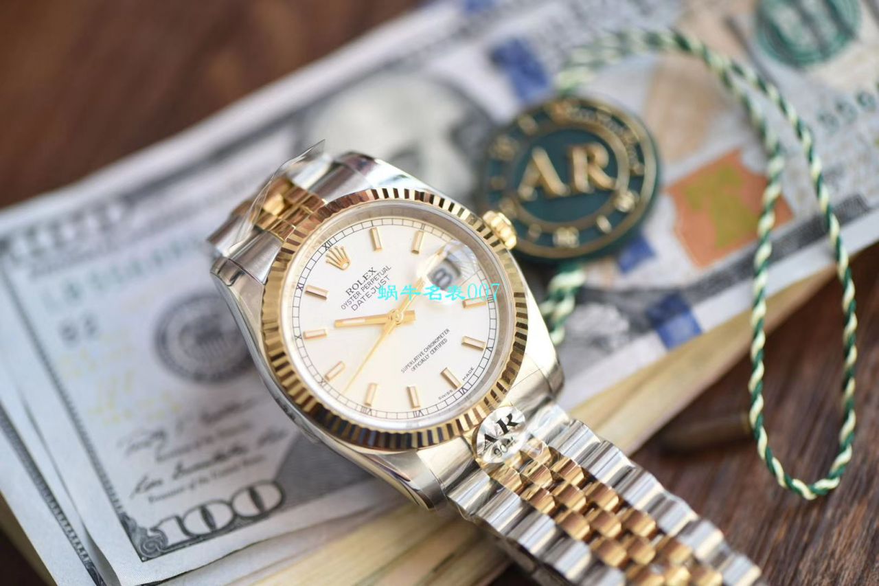 视频评测AR厂Rolex  劳力士 DATEJUST超级904L最强V2升级版116233日志型36系列腕表 / R398