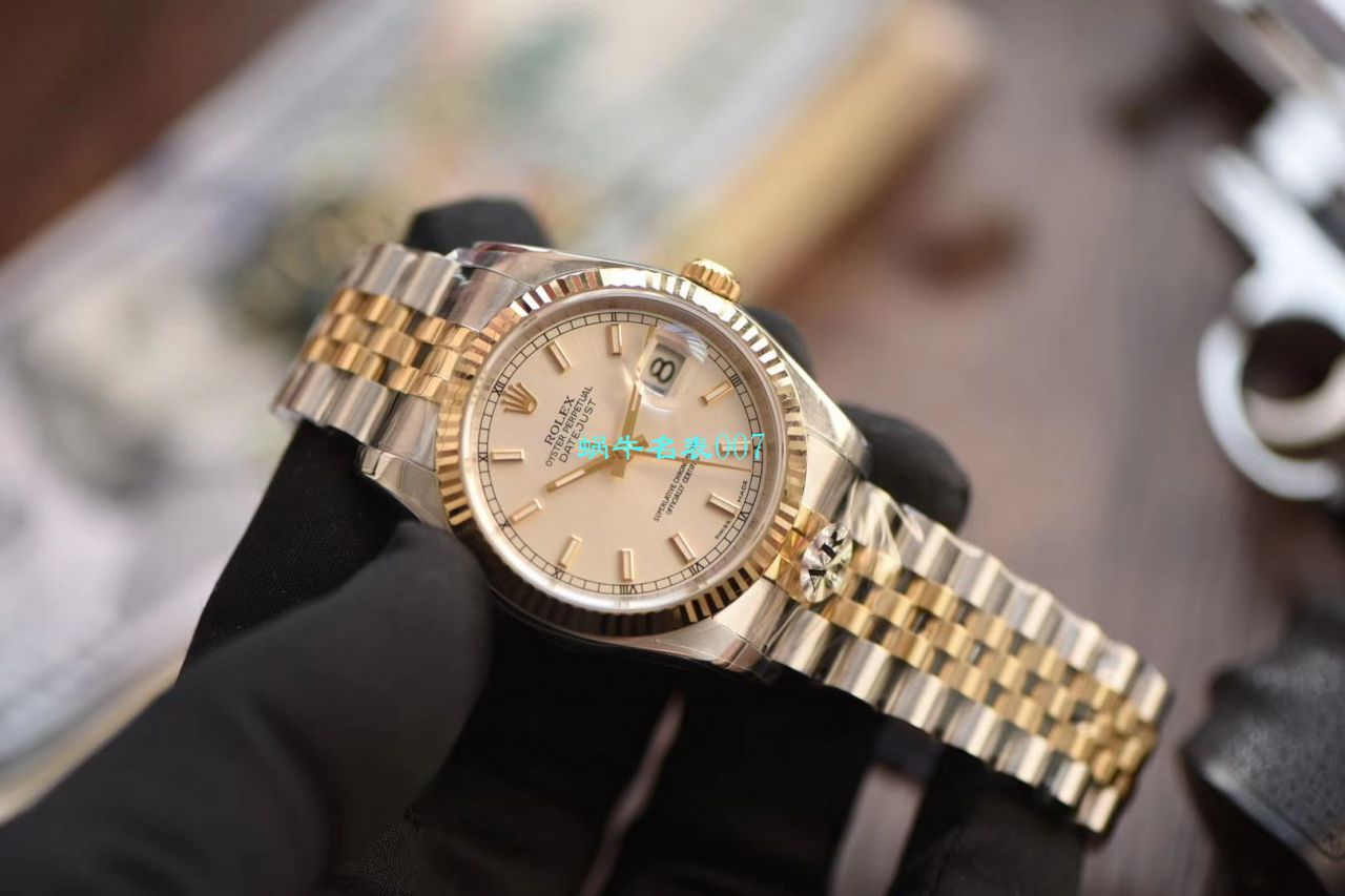 视频评测AR厂Rolex  劳力士 DATEJUST超级904L最强V2升级版116233日志型36系列腕表 / R398