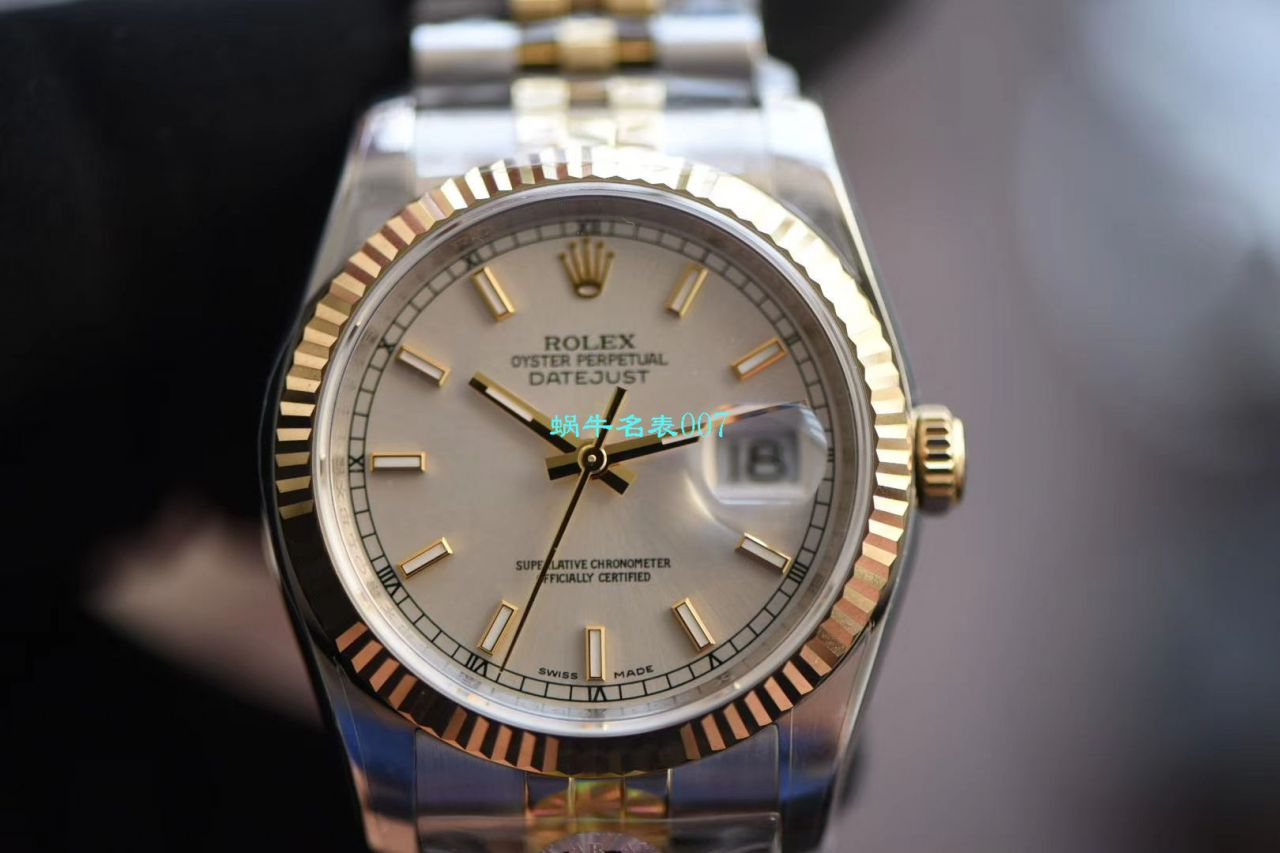 视频评测AR厂Rolex  劳力士 DATEJUST超级904L最强V2升级版116233日志型36系列腕表 / R398