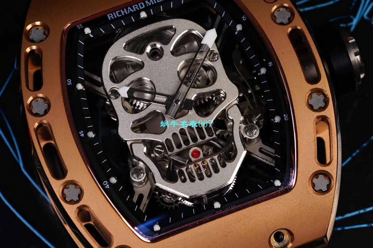 视频评测EUR厂Richard Mille仿表价格  俄罗斯紫金版理查德米勒至尊鬼王RM052 / RM052jin