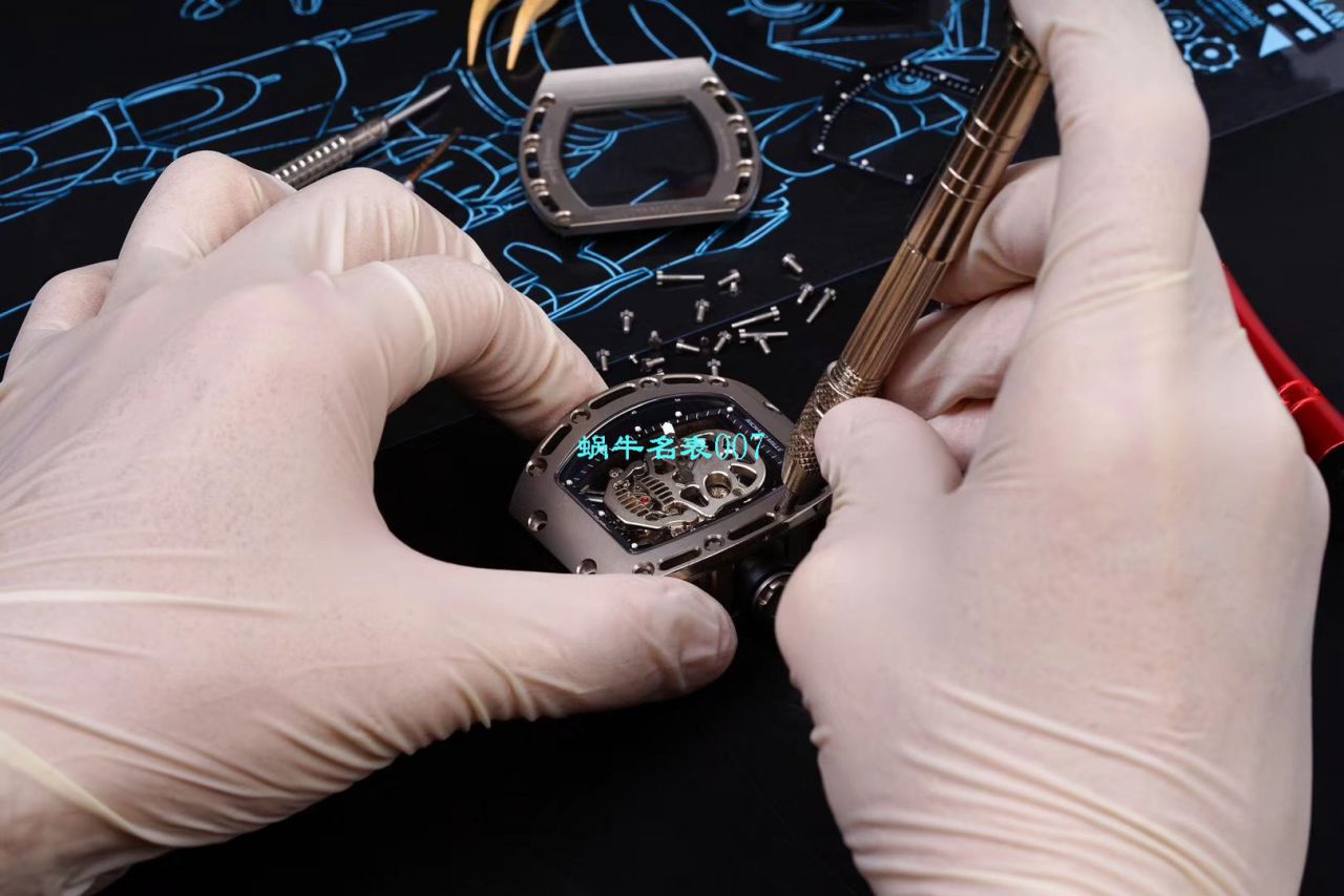 视频评测EUR厂Richard Mille仿表价格  俄罗斯紫金版理查德米勒至尊鬼王RM052 / RM052jin