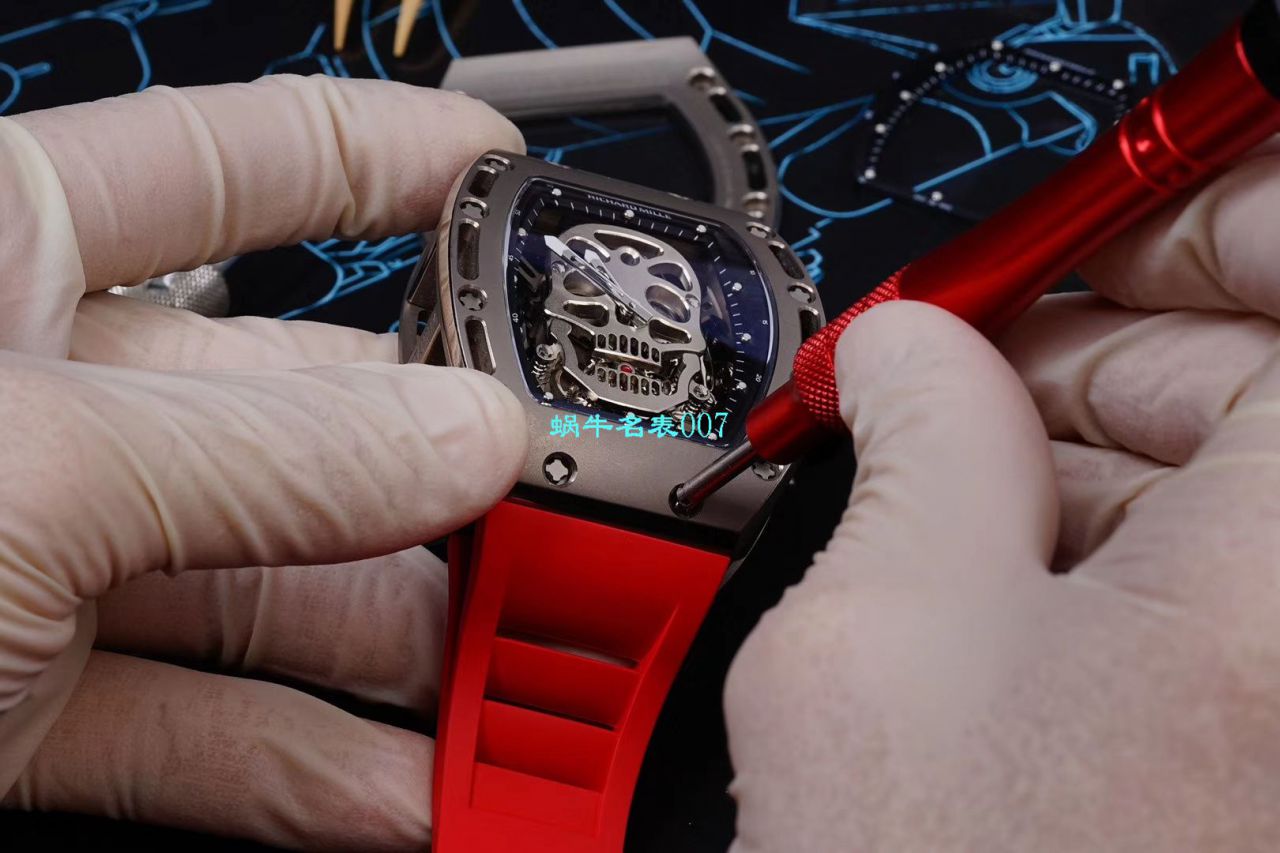 视频评测EUR厂Richard Mille仿表价格  俄罗斯紫金版理查德米勒至尊鬼王RM052 / RM052jin