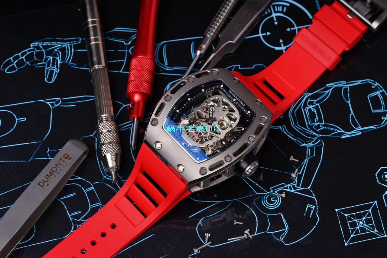 视频评测EUR厂Richard Mille仿表价格  俄罗斯紫金版理查德米勒至尊鬼王RM052 / RM052jin