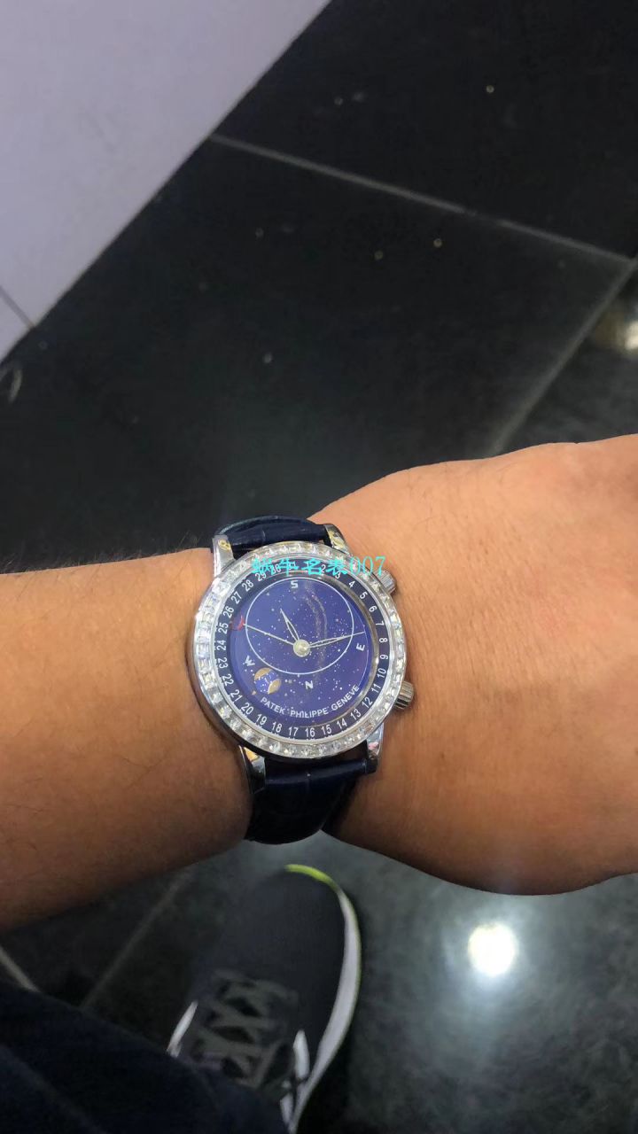   台湾厂璀璨星空表  百达翡丽超级复杂功能计时系列6104G-001腕表 / BD233