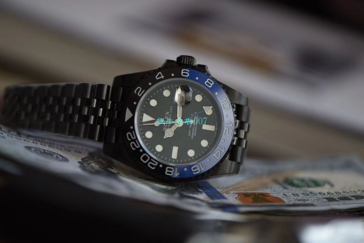   LF厂Batman定制版劳力士格林尼治Rolex GMT-Master II M126710blnr-0002 / R502