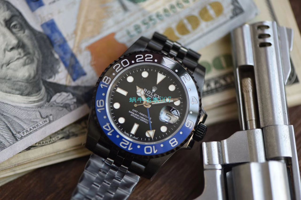   LF厂Batman定制版劳力士格林尼治Rolex GMT-Master II M126710blnr-0002 / R502