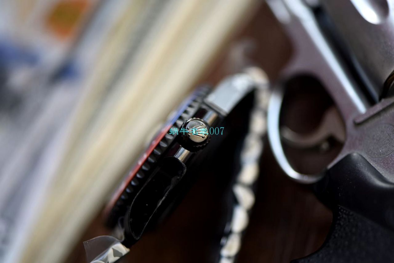   LF厂高精手表  Batman定制版劳力士格林尼治可乐圈Rolex GMT-Master II 126710BLRO-0001 / R506