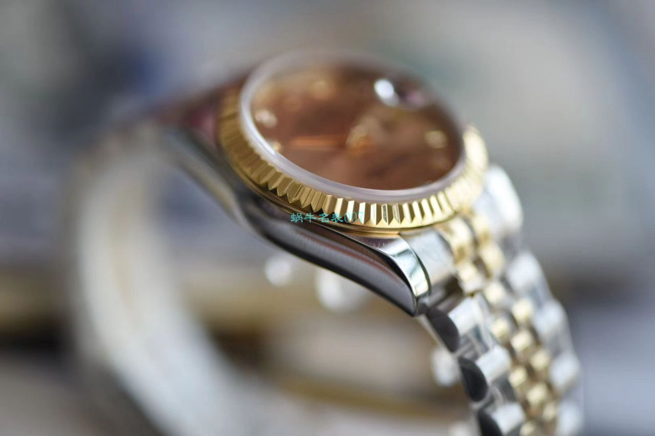   台湾厂ROLEX女表  劳力士女装日志型31毫米系列178273香槟盘腕表 / R510