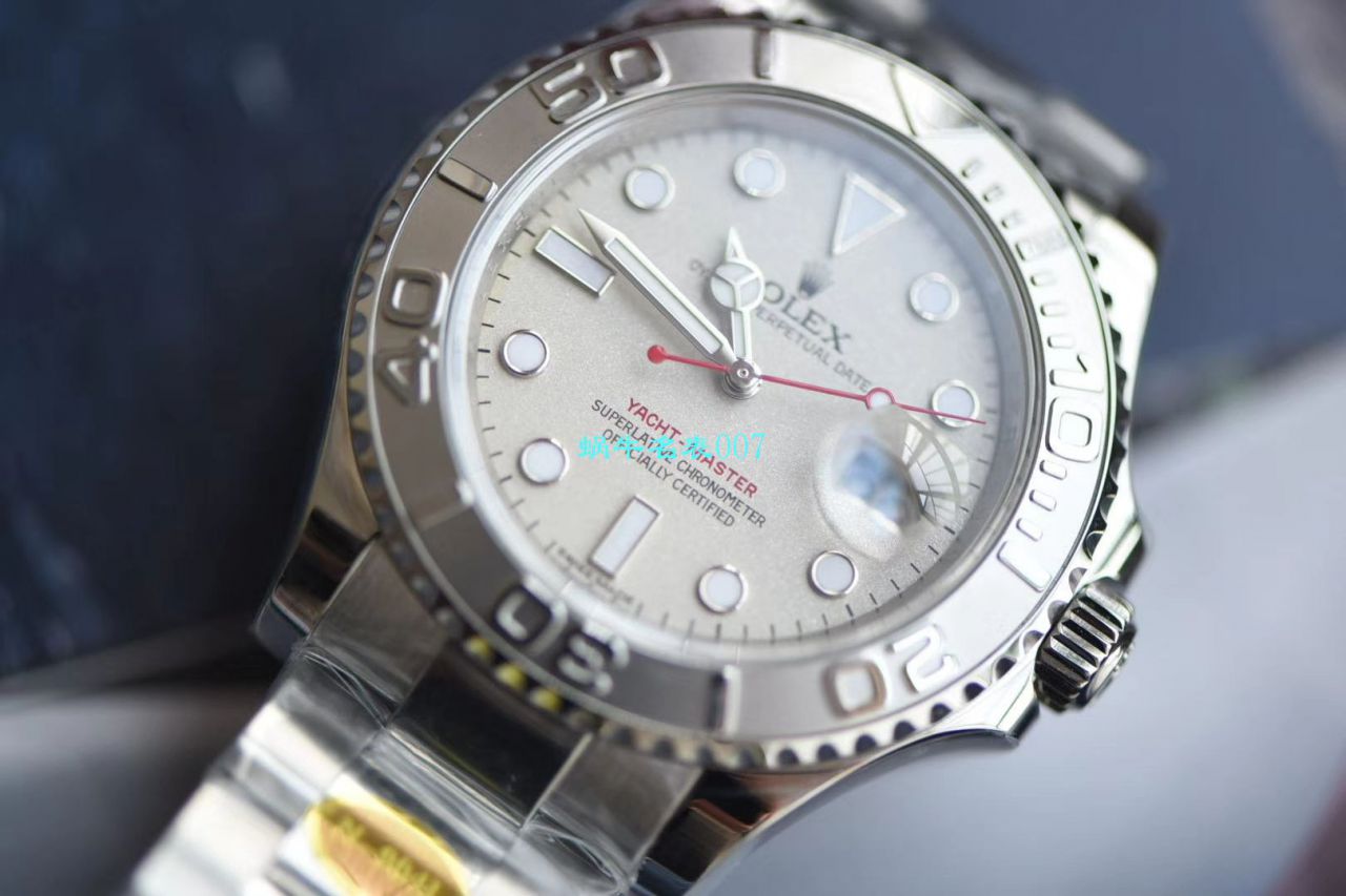 视频评测N厂Rolex  904钢劳力士游艇名仕YM型系列116622-78760 银盘腕表 / R512
